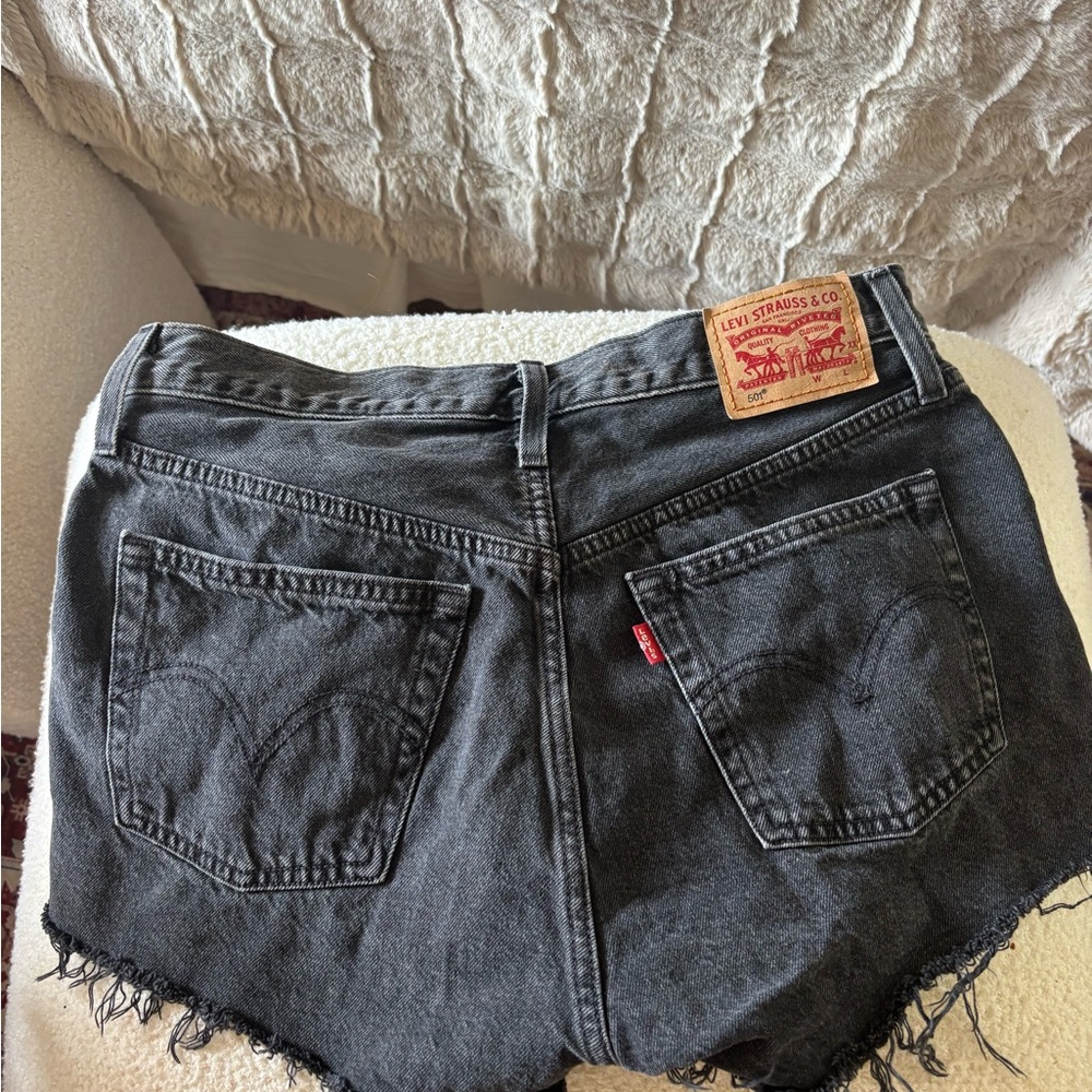 Levi's Women's Black Denim Shorts